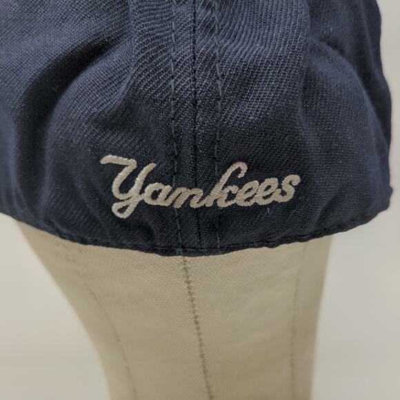 New Era MLB New York Yankees Fitted Hat Size M/L Blue Embroidered Logo - Picture 13 of 14